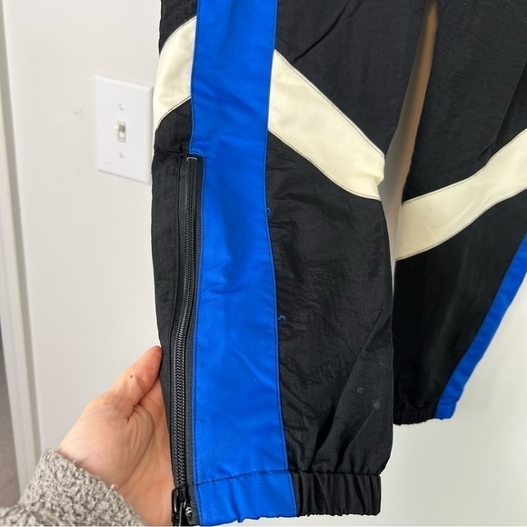 Daniel Patrick Parachute Pants womens XS Black Blue Track Pants Activewear - Picture 9 of 11